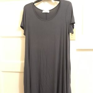 CJ's Favorite Swing Dress Slate Grey